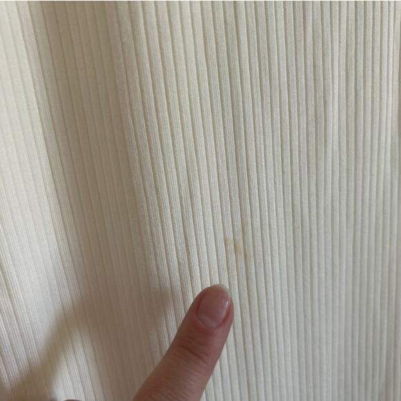 NWT L*Space Nico Ribbed Midi Dress – Cream – Women’s XS **WITH FLAWS** - Picture 9 of 10